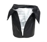 Cubierta para maceta fabricada con material de polipropileno que ofrece protección contra heladas y aislamiento térmico para proteger las plantas durante las estaciones de invierno