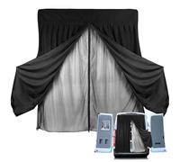 Cubierta para Maletero de Puerta Trasera de Gran Tamaño,Cortinas de Protección Solar Magnéticas 135x145cm,Cortinas Divisorias de Coche,para Coche SUV Autocaravana Caravana Camping