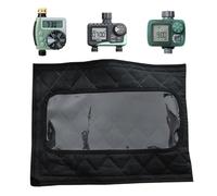 Cubierta para manguera de jardín con temporizador, aislado y resistente a las heladas, cubierta ajustable para manguera, para invierno, exterior, tubo, cable anticongelante, exterior, aspersor