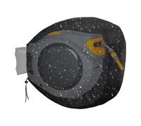 Cubierta para manguera de jardín Hozelock 2595 0000, impermeable, protección solar 420D, material de tela Oxford para la mayoría de cubiertas Cubierta retráctil para carrete de manguera de agua montad