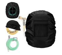 Cubierta para manguera de jardín, protector de tela Oxford para montar en la pared, 420D Oxford para manguera de agua al aire libre, para cables de extensión de sol, nieve, garaje, piscina al aire