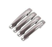 Cubierta Para Manillas Puerta Embellecedor Para Manija De Puerta Auto Para Subaru Para Forester SH 2008-2012 Fundas Decorativas Negro Brillante Carcasa Protectora Coche Exterior Tirador(Plata 1)