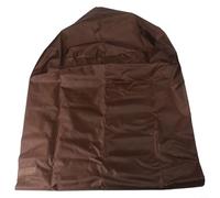 Cubierta para máquina cortadora de madera para jardín al aire libre, 85 x 110 cm, tela Oxford 420D resistente, impermeable y resistente a los rayos UV, negro/gris - para cortacésped, recortadora