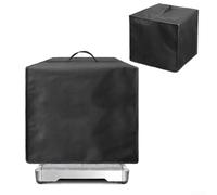 Cubierta para máquina de café 420D, tela Oxford impermeable plegable, cubierta protectora para el hogar, oficina, comercial, totalmente automática, a prueba de polvo, cubierta negra