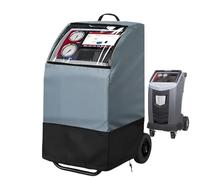 Cubierta para máquina de recuperación de CA, tela Oxford impermeable, almacenamiento para todo tipo de clima con cordones, panel de ventana transparente, cubierta antipolvo para taller, jardín, patio