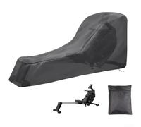 Cubierta para máquina de remo, tela Oxford 210D, resistente al agua, protección UV, resistente al viento, compatible con el concepto 2 remeros, cordón ajustable para un ajuste seguro (208 x 104 x 61