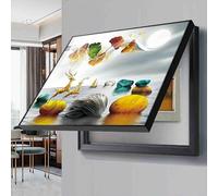 Cubierta para medidor eléctrico Moderna Decorativa para Ocultar Pinturas Caja de fusibles para decoración del hogar,03,50 * 40cm