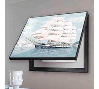 Cubierta para medidor eléctrico Moderna Decorativa para Ocultar Pinturas Caja de fusibles para decoración del hogar,07,50 * 40cm