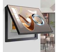 Cubierta para medidor eléctrico Moderna Decorativa para Ocultar Pinturas Caja de fusibles para decoración del hogar,06,50 * 40cm