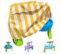 Cubierta para mesa de agua exterior, cubierta de espejo de agua para niños - Play Table Protector,2 pasos resistente al agua polvo cubierta para escritorio de agua para estanque de lluvia terraza