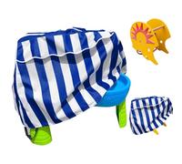 Cubierta para mesa de agua exterior, cubierta para espejo de agua para niños al aire libre, protección de almacenamiento de tablas, 2 fundas para bolígrafo de agua para niños pequeños, accesorios