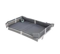 Cubierta para mesa de avión, mesa de viaje con bolsillos, cubierta para mesas de viaje, plegable, espacio para juegos compacto, suministros para aperitivos, escritorio para viajes por carretera, avión