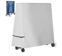 Cubierta para mesa de ping pong, cubierta impermeable 600D para mesa de ping pong, cubierta protectora para ping pong exterior, resistente a desgarros, resistente al agua, al viento, resistente a los