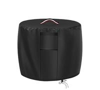 Cubierta Para Mesa Para Fogatas - Escudo Impermeable | Protector Para Chimenea Al Aire Libre, Cubierta Para Patio, Tela De Poliéster Resistente Con Asa, Parte Inferior Con Cordón Ajustable, Fá