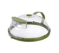 Cubierta Para Microondas: Cubierta Mediana Con Ventilación, Cubiertass Para Salpicaduras De Microondas, Mango De Silicona De Fácil Agarre, Cesta De Lavado Y Soporte Para Utensilios De Cocina