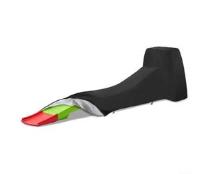 Cubierta para montañas rusas al aire libre para niños pequeños con tela Oxford resistente, resistencia a los rayos UV y cierre de botón de cuatro puntos (210D)