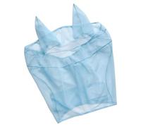 Cubierta para Moscas de Caballo, Gorro de Malla Ligero, Cobertura para Las Orejas, Forma de hocico Abierto, Capa de participación Estable de Color Claro para Cuidado del Clima cálido, Cubierta