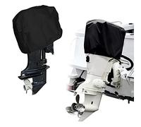 Cubierta para motor de barco, impermeable, tela Oxford 210D, resistente, resistente, protector universal para motor fuera de borda, 5 tamaños (60-100HP)