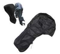 Cubierta para Motor Fueraborda, Cubierta Impermeable Resistente para Motor, Tela de Poliéster Gruesa Resistente, Cubierta para Motor Fueraborda a Prueba de Viento con Bolsa de