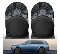 Cubierta para Neumáticos,Cubiertas para Ruedas de Caravana 600D Revestimiento de PVC Impermeable Resistente al Polvo,Protección UV,Funda Universal para Rueda de Coche,SUV,Remolque,Autocaravana
