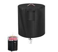 Cubierta para Ninja Fireside360,420D duradera para calentador exterior NinjaFireside360, diseño ajustado, cubiertas para hogueras de jardín con asa, impermeable y resistente al viento, 61 x 68,5 cm