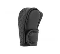 Cubierta para palanca de cambios automotriz, piel sintética de alta calidad con patrón de cuadros transpirable, agarre antideslizante y ajuste cómodo para la mayoría de vehículos