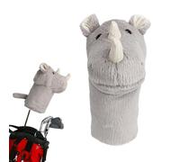 Cubierta para Palos de Golf para Animales - Cubierta del Conductor de Peluche y Protectora | Tapa Blanda, Resistente y Divertida para Madera y hierros, se Adapta a la mayoría