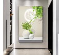 Cubierta para panel eléctrico, pintura decorativa montada en la pared para ocultar la caja de fusibles, diseño elegante para sala de estar u oficina en casa