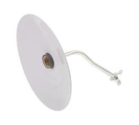 Cubierta para Pantalla de Acero Inoxidable Blanco Curvado 12 Pulgadas | Diseño Moderno y Limpio, Compatible Portalámparas E26/e27, Adecuado para Alumbrado en Patios y Vías Urbanas