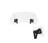 Cubierta para Parabrisas De Motocicleta para Kymco Agility 125 Downtown 2017 Extensión De Deflector Viento (Spoiler) Fijación por Abrazadera Delantero Deflector Viento(Claro,X-3)