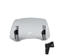 Cubierta para Parabrisas De Motocicleta para Kymco Agility 125 Downtown 2017 Extensión De Deflector Viento (Spoiler) Fijación por Abrazadera Delantero Deflector Viento(Titanio,X-8)