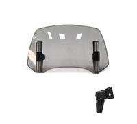 Cubierta para Parabrisas De Motocicleta para Kymco Agility 125 Downtown 2017 Extensión De Deflector Viento (Spoiler) Fijación por Abrazadera Delantero Deflector Viento(Titanio,X-5)