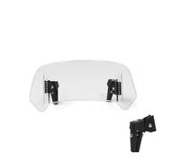 Cubierta para Parabrisas De Motocicleta para Kymco Agility 125 Downtown 2017 Extensión De Deflector Viento (Spoiler) Fijación por Abrazadera Delantero Deflector Viento(Claro,X-9)