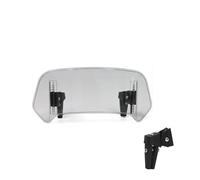 Cubierta para Parabrisas De Motocicleta para Kymco Agility 125 Downtown 2017 Extensión De Deflector Viento (Spoiler) Fijación por Abrazadera Delantero Deflector Viento(Titanio,X-9)