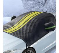 Cubierta para Parabrisas para Renault Alpine A110 R 2022 2023 2024 2025 2026, Funda Plegable Parabrisa Protege, Anti-Escarcha Accesorio de Invierno para Coche,Yellow
