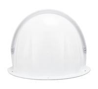 Cubierta para Parasol para Cámara Exterior, Plástico ABS Duradero, Cubierta para Cámara de Seguridad, Diseño de Cable Imperceptible para Cámaras de Vigilancia Hemisféricas (Blanco)