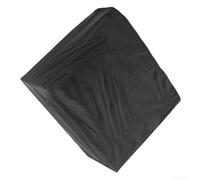 Cubierta para parrilla de jardín, cuadrada, impermeable, protección para barbacoa al aire libre, tela Oxford 210D, cubierta antipolvo negra, para muebles de patio (80 x 66 x 100 cm)