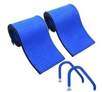 Cubierta para pasamanos de piscina, 2 piezas, antideslizante, protección contra el calor, protección de la barandilla, para piscinas de suelo de spa y piscinas públicas de hoteles y residenciales