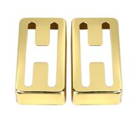 Cubierta para Pastilla de Guitarra de 2 Piezas, Cubierta para Pastilla de Doble Bobina con Orificio en H, Carcasa para de Guitarra de Latn para Guitarras Elctricas