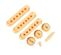Cubierta para pastilla de guitarra eléctrica con perilla de control de tono, cubiertas de bobina única, interruptores de perillas de 1 2 tonos, cubierta de bobina única, interruptores de tono