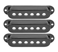 Cubierta para Pastilla IndividualCubierta para Pastilla de Guitarra,Cubierta para Pastilla de Guitarra EléctricaPastillas y Cubiertas para Pastillas (BLACK)