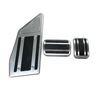 Cubierta Para Pedal Del Freno Y Reposapiés AT/MT Para DS DS 7 CROSSBACK 2018-2020 Cubierta Acero Inoxidable Pedal Del Freno Reposapiés Cubierta Pedal Coche(AT 3PCS)