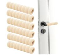 Cubierta para perilla de puerta, 6 unidades, 5, 3 pulgadas, protector de manija de puerta de espuma EVA, anticolisión, antiestática, cubierta de manija en espiral, fácil de instalar, perilla de s