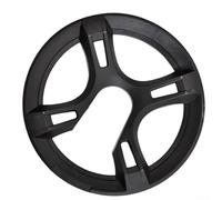 Cubierta para piñón de bicicleta, cubierta de cadena de 42 dientes, 4 agujeros, 9.7-10.7 cm, protección de plástico, a prueba de polvo, ligera, varios colores para bielas de bicicleta de montaña (B)