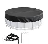 Cubierta para Piscina Protector Antipolvo Circular de bañera | Tapa antipolvo de piscina en Camping, Patio, Hogar, Tina, Jardín Trasero, Jardín, Patio Exterior y Spa al Aire Libre