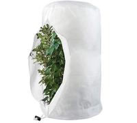 Cubierta para plantas con cordón, cubierta para plantas resistente a la intemperie e impermeable con cremallera, cubierta para cubierta de arbustos anticongelante, para macetas y árboles frutales en