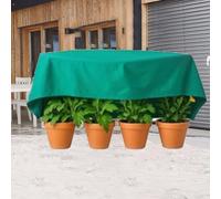 Cubierta para plantas de exterior e interior fabricada con tela que proporciona protección contra el frío del invierno para plantas en maceta (260 x 70 x 50 cm)