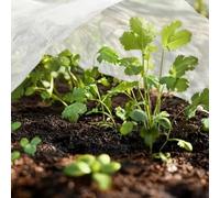 Cubierta para plantas de tela no tejida a prueba de frío con estabilización para el invierno para protección contra las heladas y las inclemencias del tiempo, resistente al desgarro y transpirable