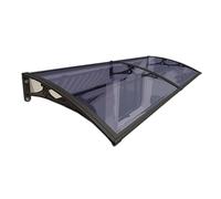 Cubierta para Puerta Antilluvia, Toldo Exterior Moderno, Paneles Transparentes, Protección contra Rayos UV, Resistente Al Viento, Montaje Fácil, Diseño Refinado, Ideal para Casa Y Oficina