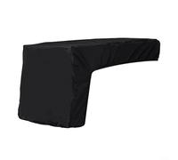 Cubierta para quemador lateral de poliéster resistente al agua, resistente al agua, doble costura, resistente a la intemperie, tela Oxford, protector de cabeza para cocinar al aire libre (12.5